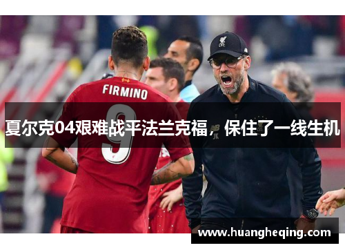 夏尔克04艰难战平法兰克福，保住了一线生机